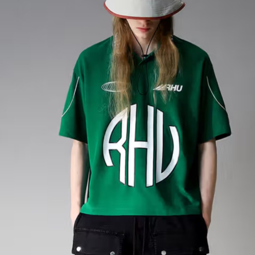 Rhude Green Short Sleeve Tee